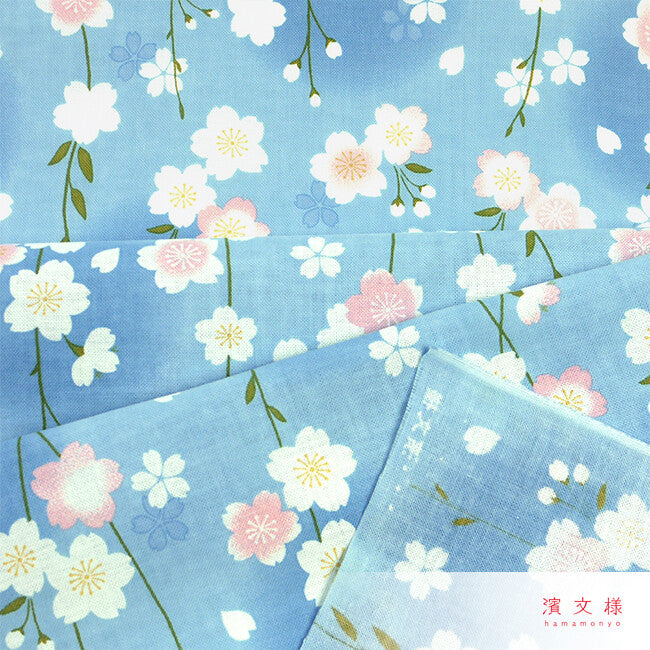 Tenugui Towel - Sakura Blue