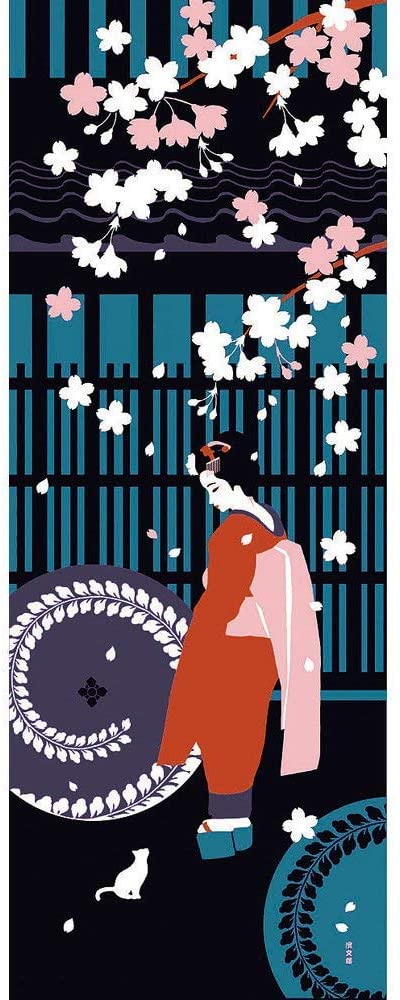 Tenugui Towel - Sakura Maiko