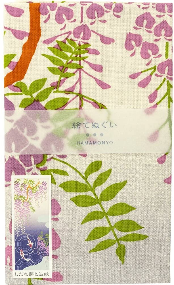 Tenugui Towel - Weeping Wisteria