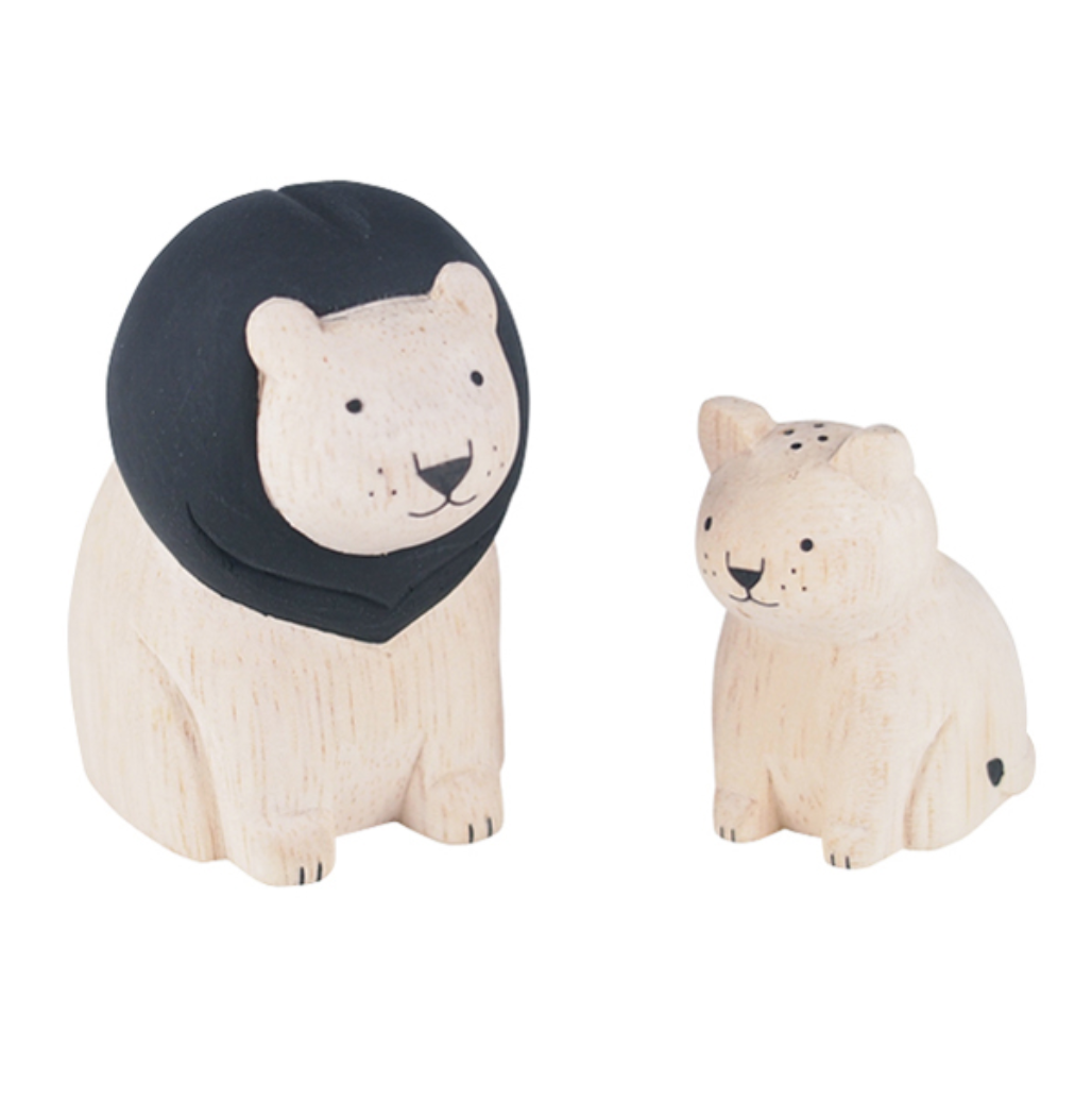 Wooden Animal Set - Lion