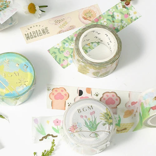 Washi Tape 20mm - Foil Stamping Paw