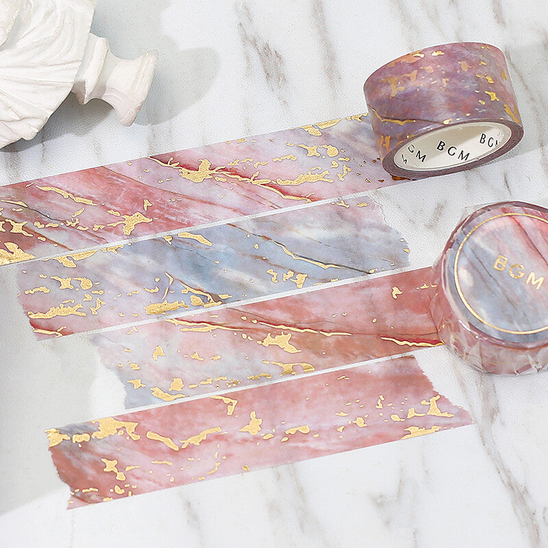 Washi Tape 20mm - Foil Stamping Stone Champagne