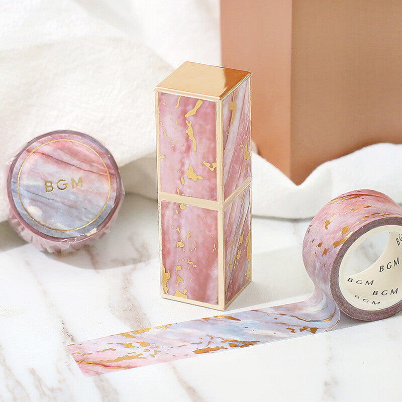 Washi Tape 20mm - Foil Stamping Stone Champagne