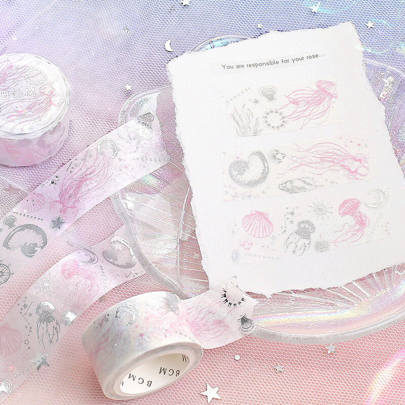 Washi Tape 20mm - Foil Stamping Jellyfish