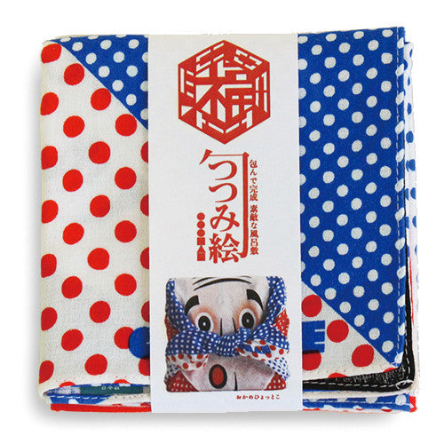 Furoshiki 20"- Cochae Okame & Hyottoko