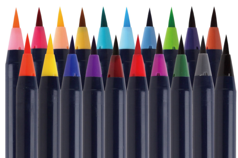 SAI Watercolour Brush Pen - 20 Colour Set