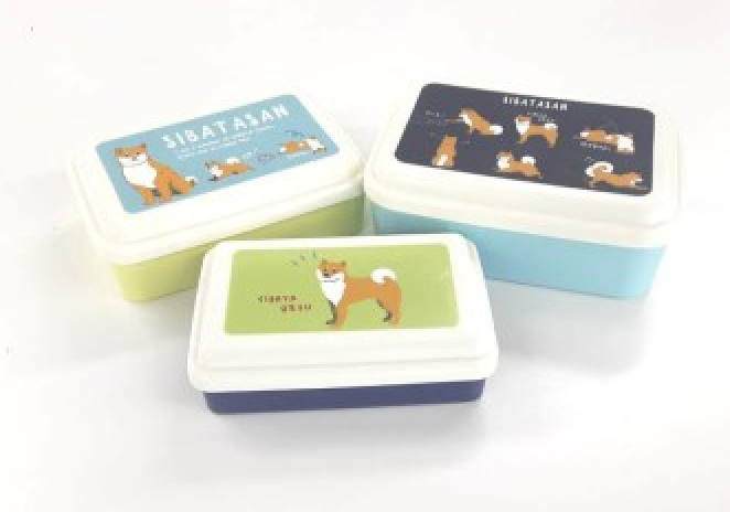 Bento Boxes - Shiba Navy Seal 1,120ml (Set of 3)