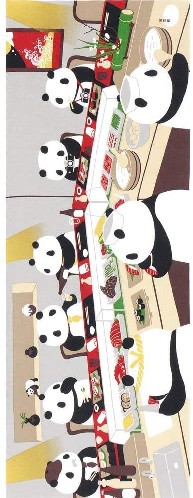 Tenugui Towel - Panda Sushi Bar