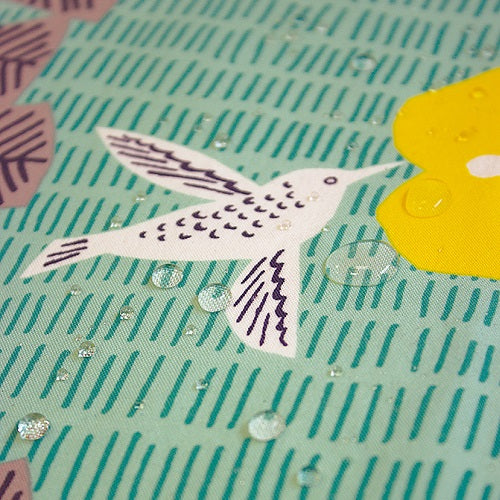 Furoshiki 39"- Aquadrop kata kata Hummingbird Green Water Repellent