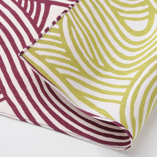 Reversible Furoshiki 41"- Isa Monyo Yui Purple/Green