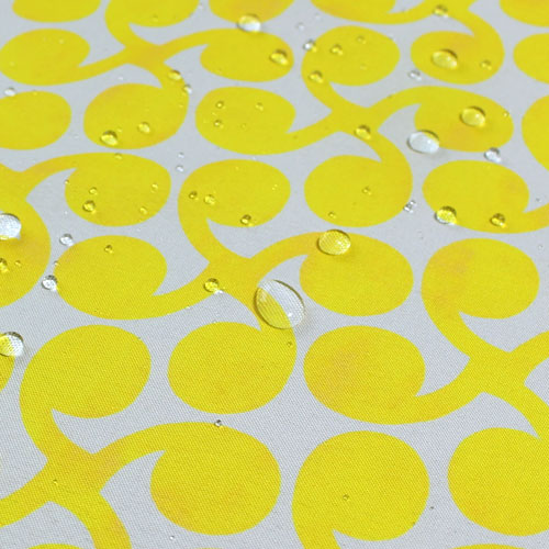 Furoshiki 39"- Aquadrop Isa Monyo Sprout Yellow Water Repellent