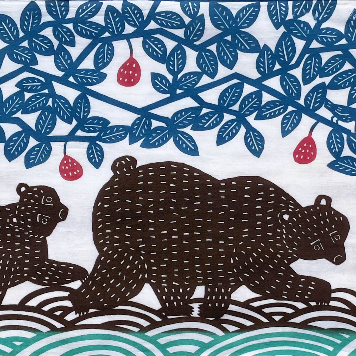 Tenugui Towel - Bear