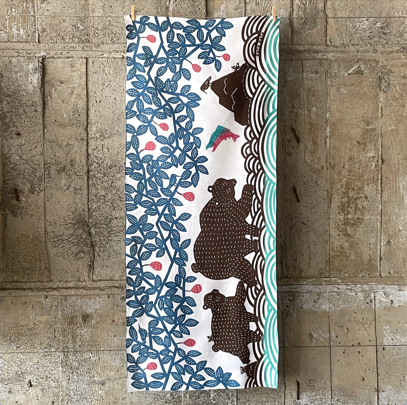 Tenugui Towel - Bear