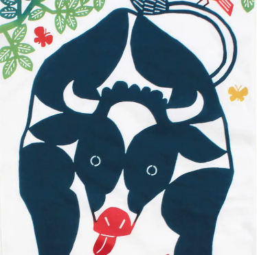 Tenugui Towel - Cow