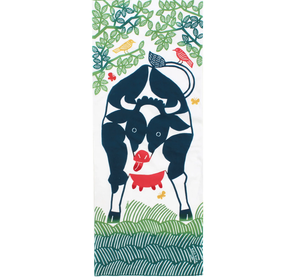 Tenugui Towel - Cow