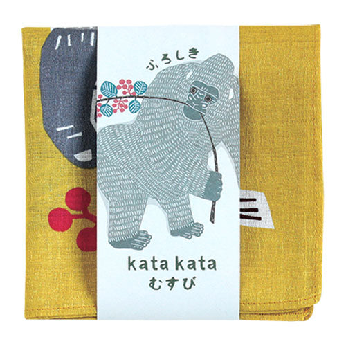 Furoshiki 20"- kata kata Gorilla Yellow