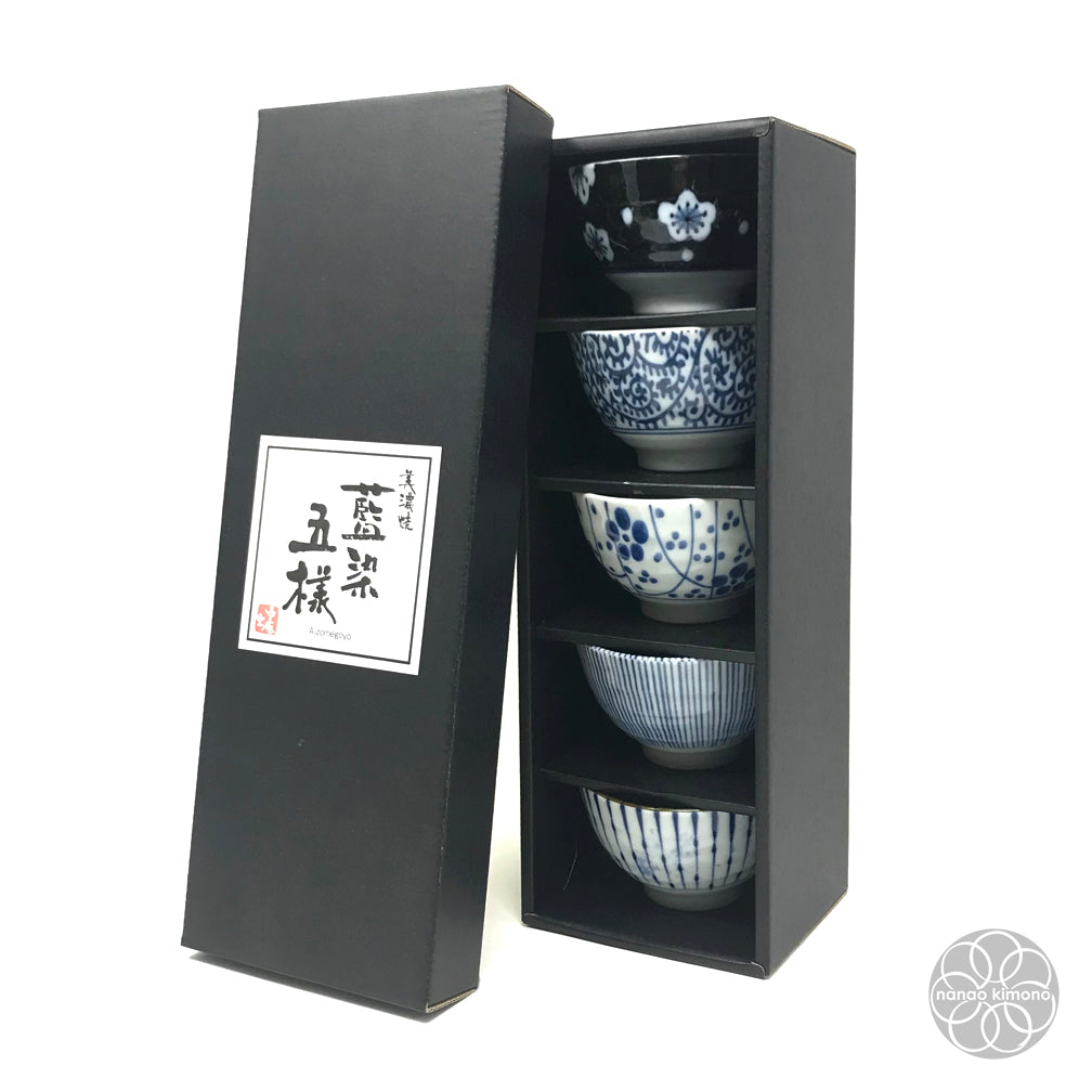 Teacups - Aizomegoyo (Set of 5)
