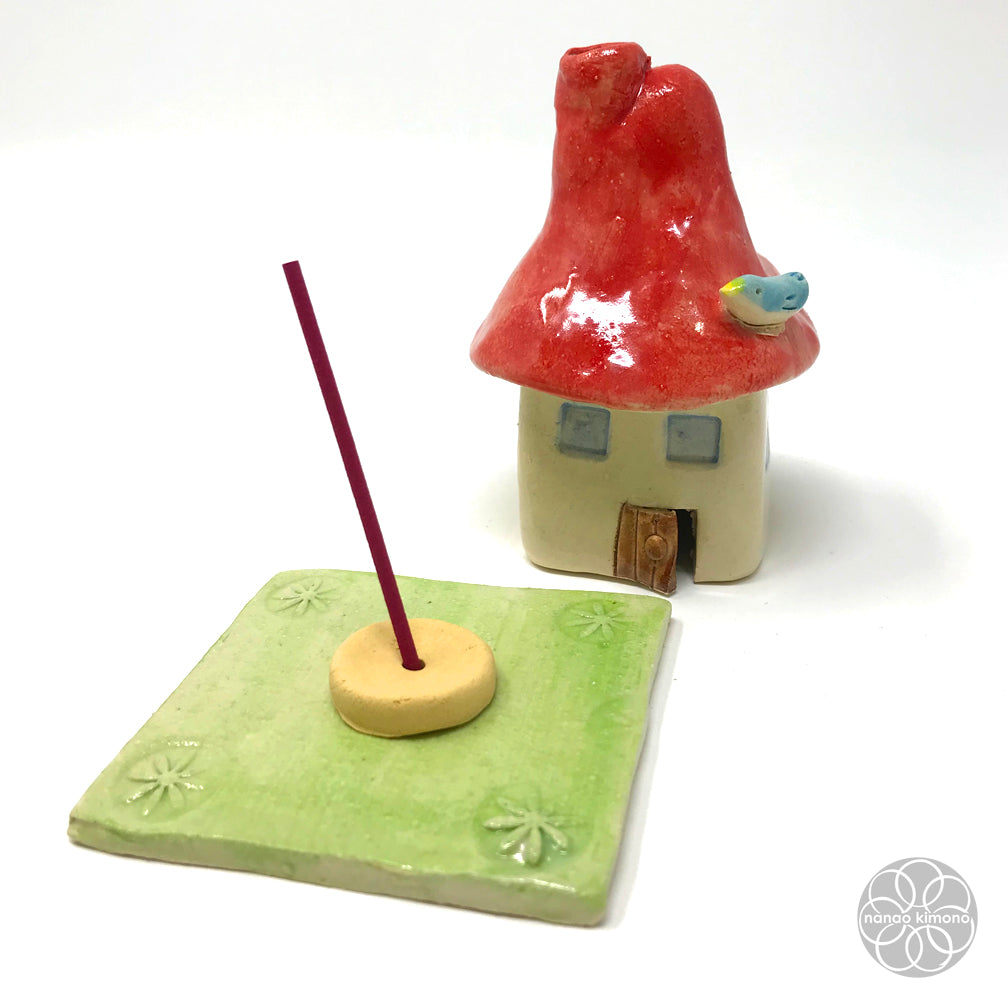 Incense Holder - Chimney Red House