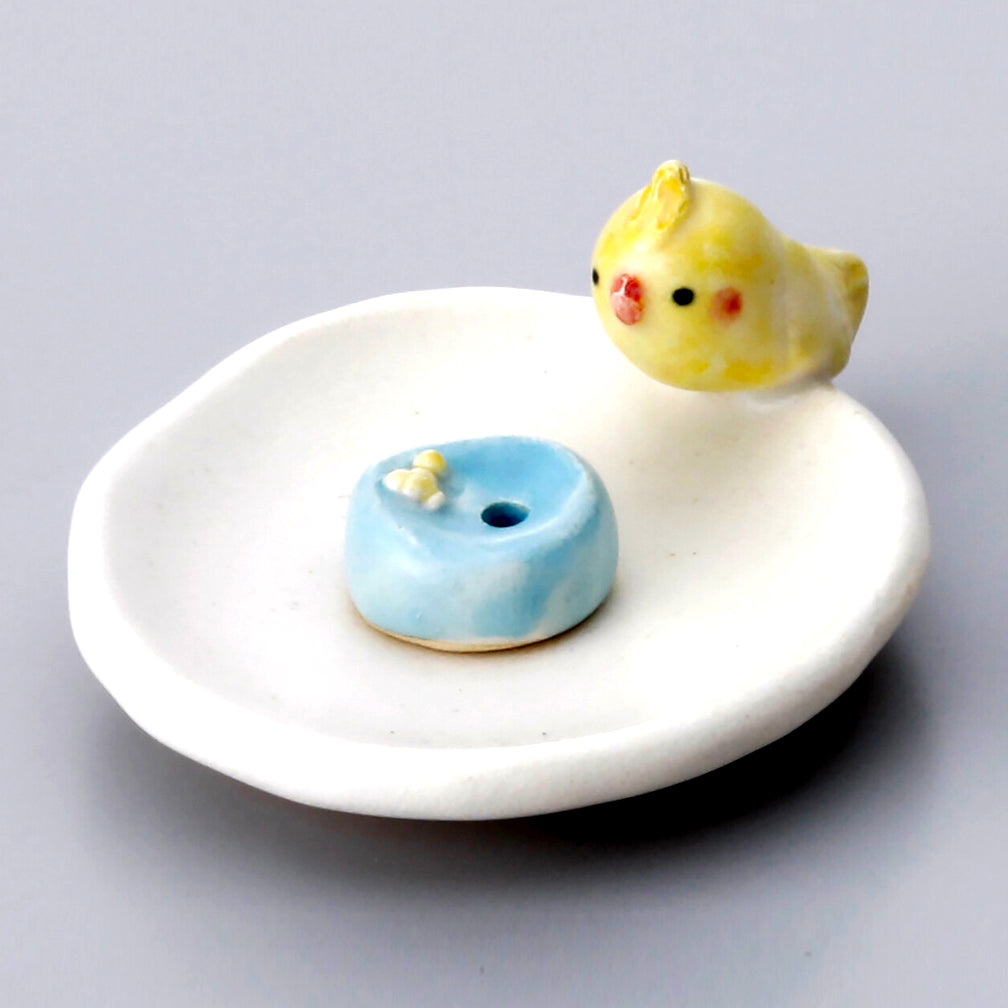 Incense Holder - Parakeet