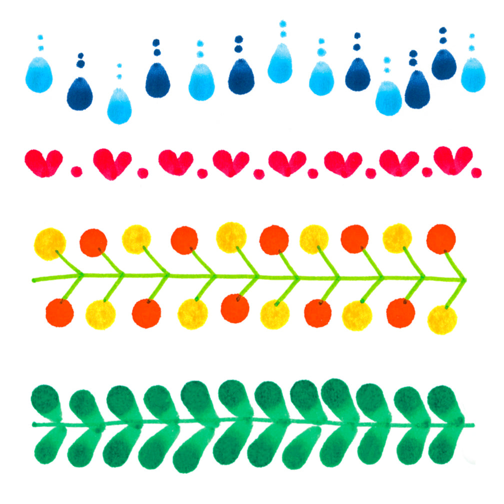ZIG Clean Color Dot Pen - A set of 12 colours