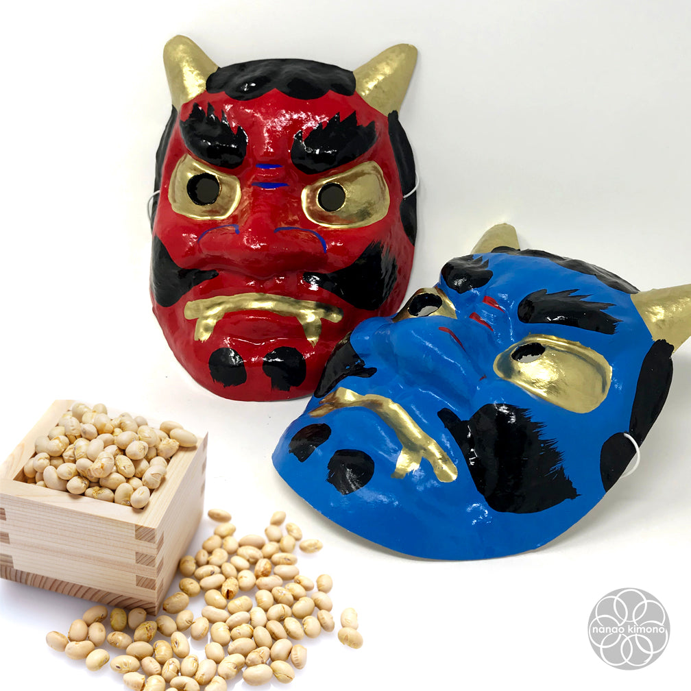 Wearable Face Mask - Red Demon (Oni)