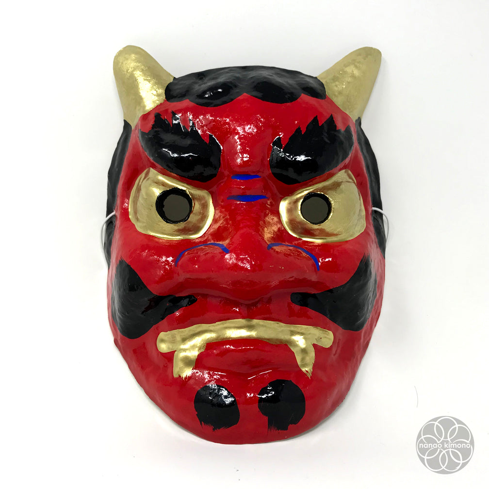 Wearable Face Mask - Red Demon (Oni)