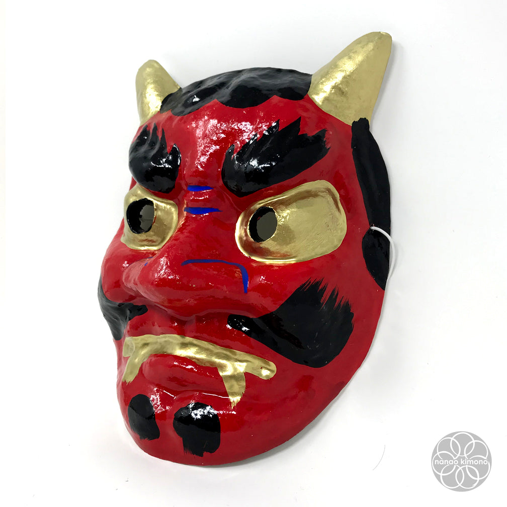 Wearable Face Mask - Red Demon (Oni)