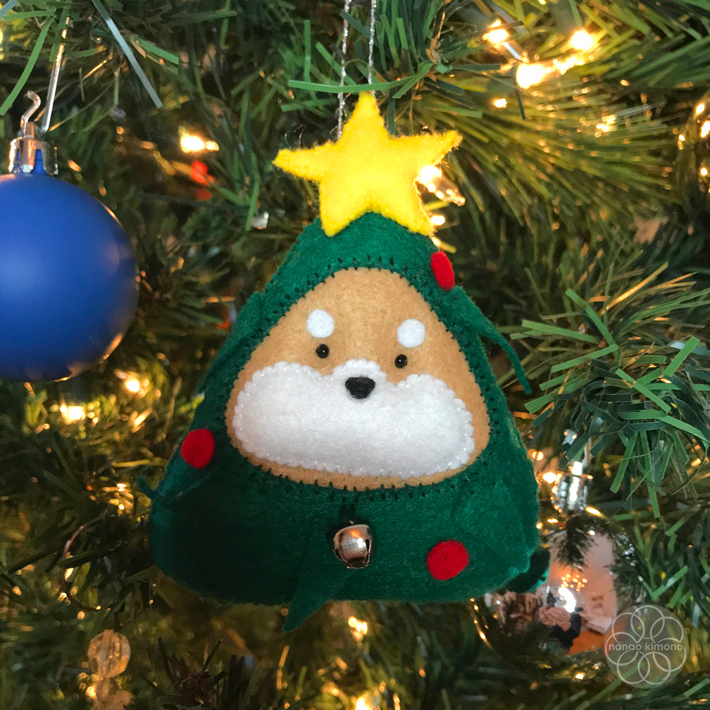 Christmas Ornament - Shiba Tree