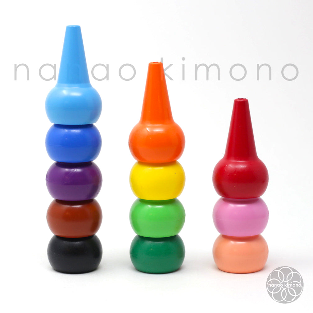 Baby Color Stackable Crayons - 12 Basic Color Set
