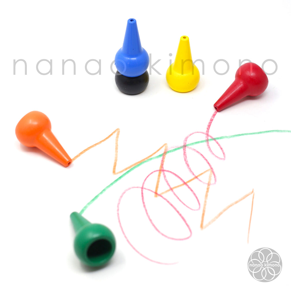 Baby Color Stackable Crayons - 6 Basic Color Set
