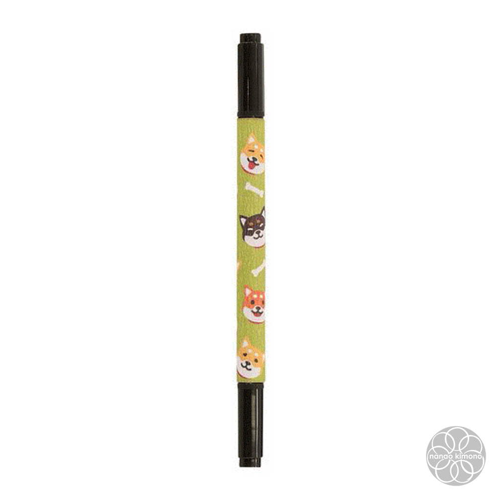 Double-sided brush pen with scent- Shiba