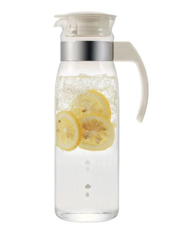 Slim Refrigerator Pot White 1400ml