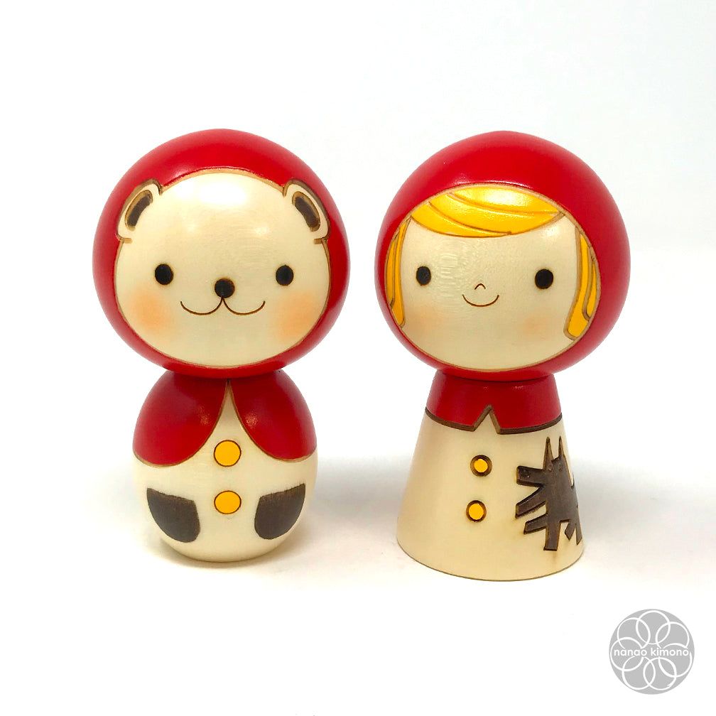 Kokeshi Doll - Red Riding Hood