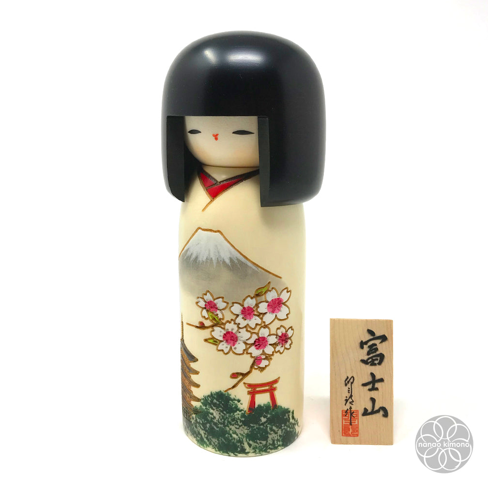 Kokeshi Doll - Mt. Fuji