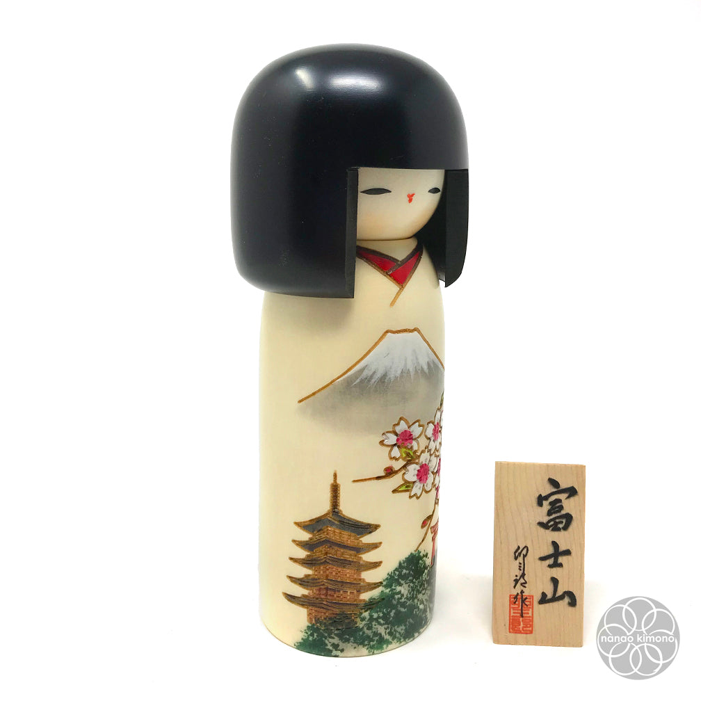 Kokeshi Doll - Mt. Fuji