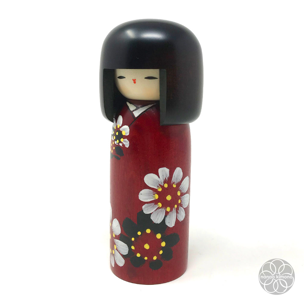 Kokeshi Doll - Flower Wheel (Hana guruma)