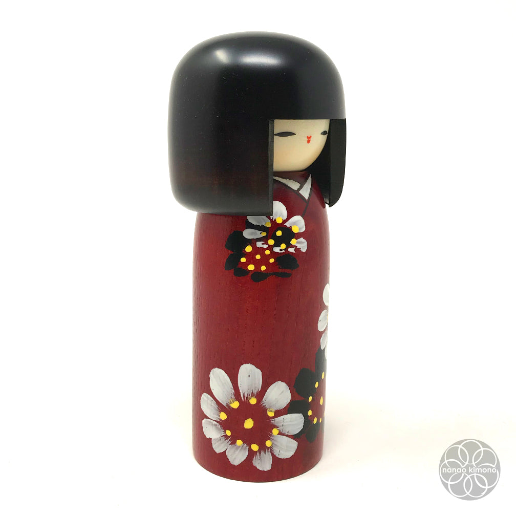 Kokeshi Doll - Flower Wheel (Hana guruma)