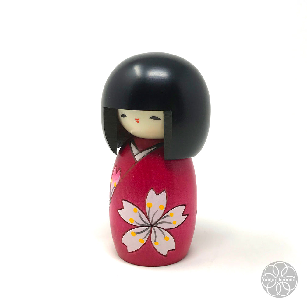 Kokeshi Doll - Cherry Blossoms (Hana ha Sakura)