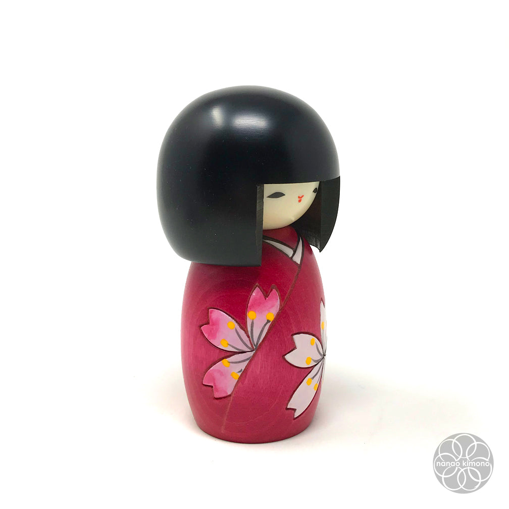 Kokeshi Doll - Cherry Blossoms (Hana ha Sakura)