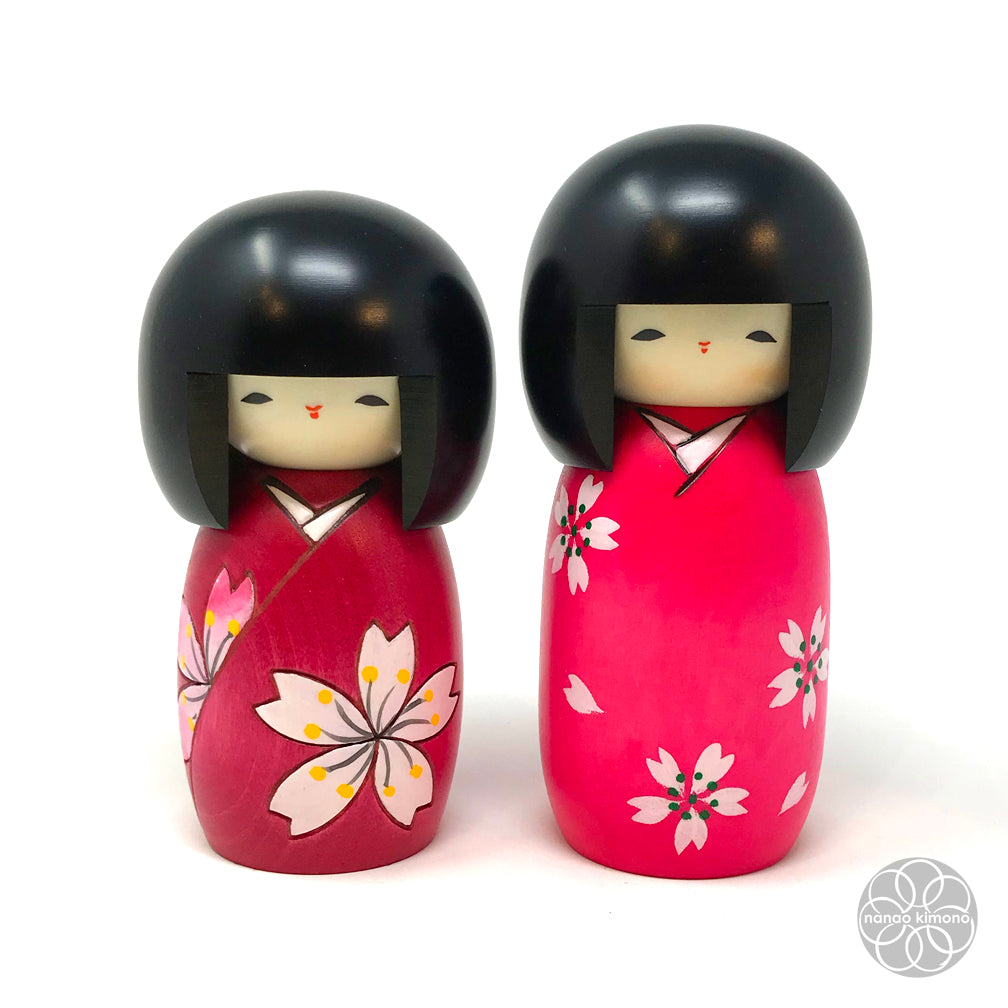 Kokeshi Doll - Cherry Blossoms (Hana ha Sakura)