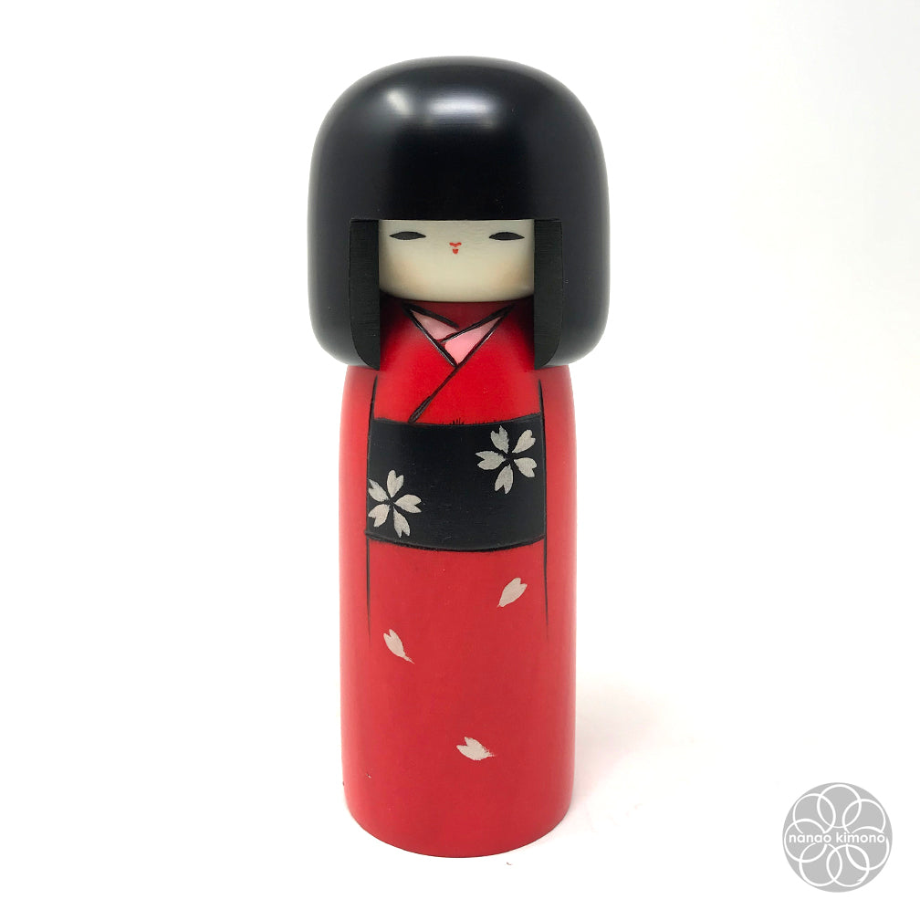 Kokeshi Doll - Haregi nanao kimono Kokeshi Doll - Haregi nanao kimono
