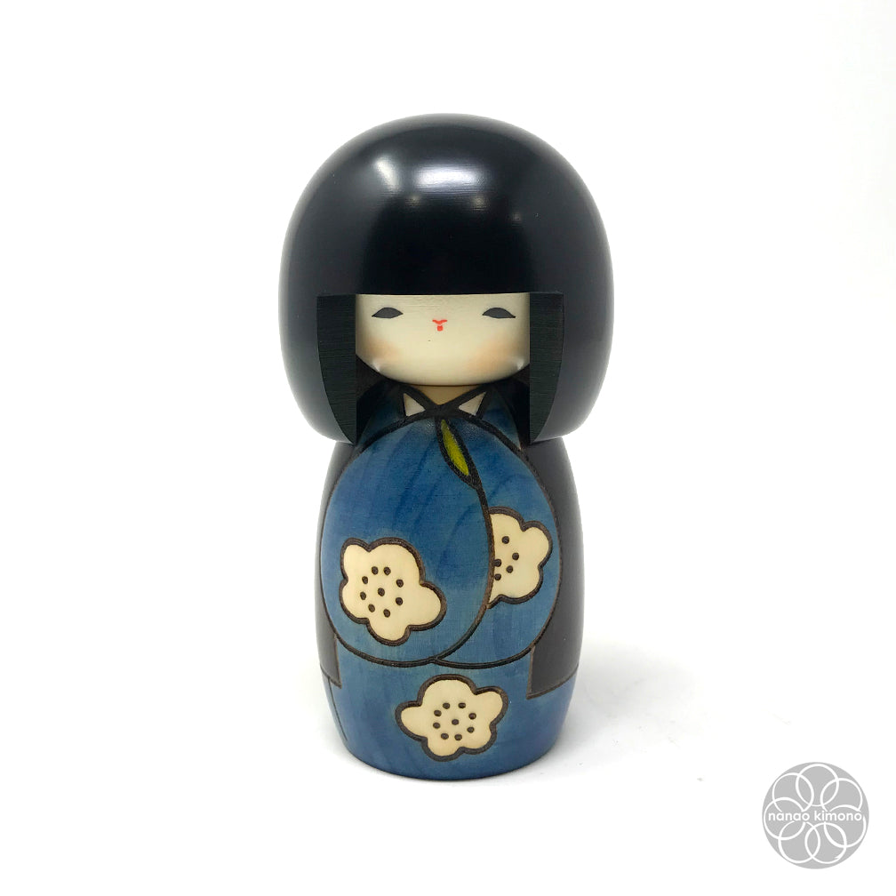 Kokeshi Doll - Kojitsu Blue