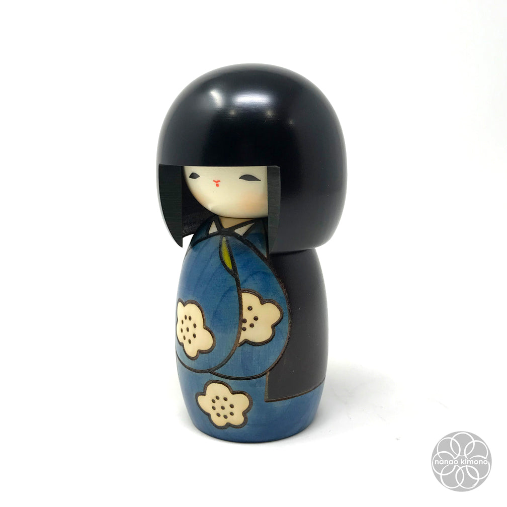Kokeshi Doll - Kojitsu Blue