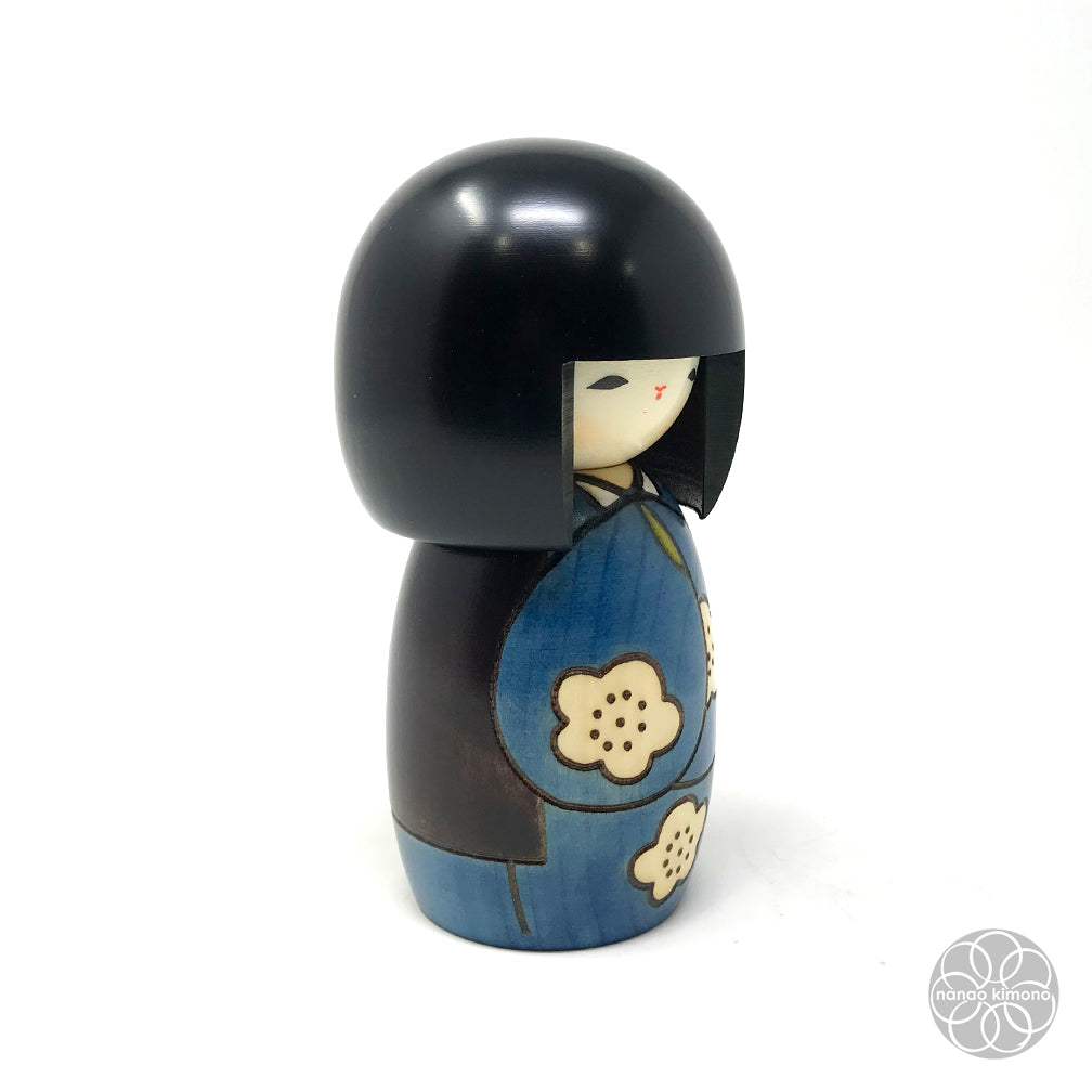 Kokeshi Doll - Kojitsu Blue