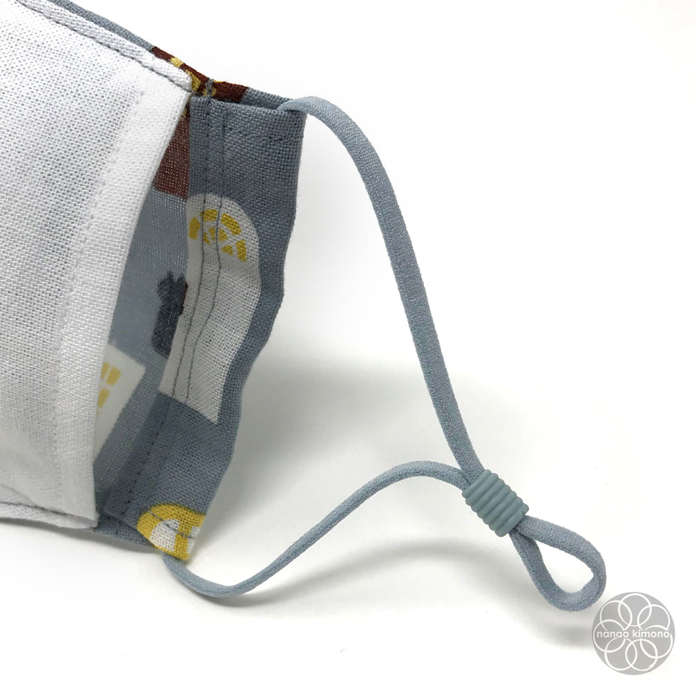 XL Tenugui Face Mask - Cat Door