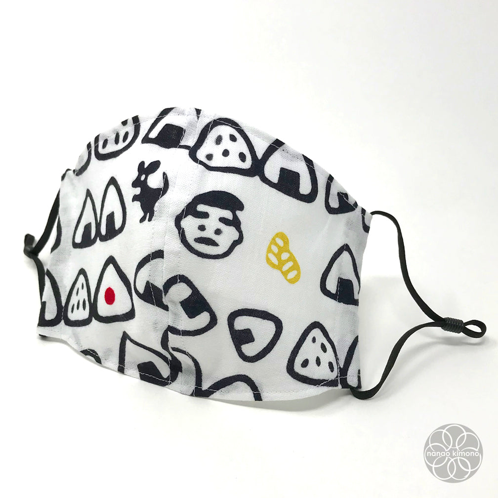 XL Tenugui Face Mask - Rice Ball
