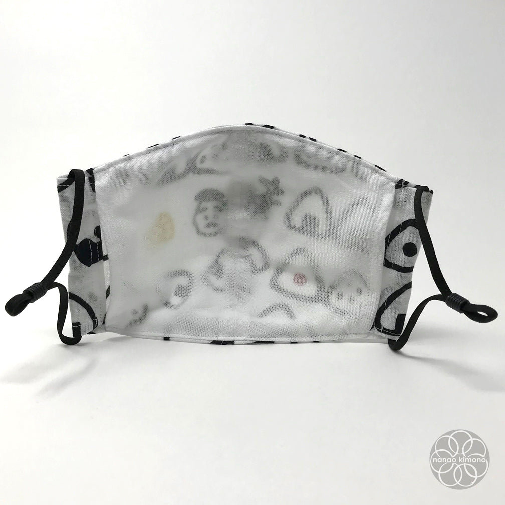 XL Tenugui Face Mask - Rice Ball