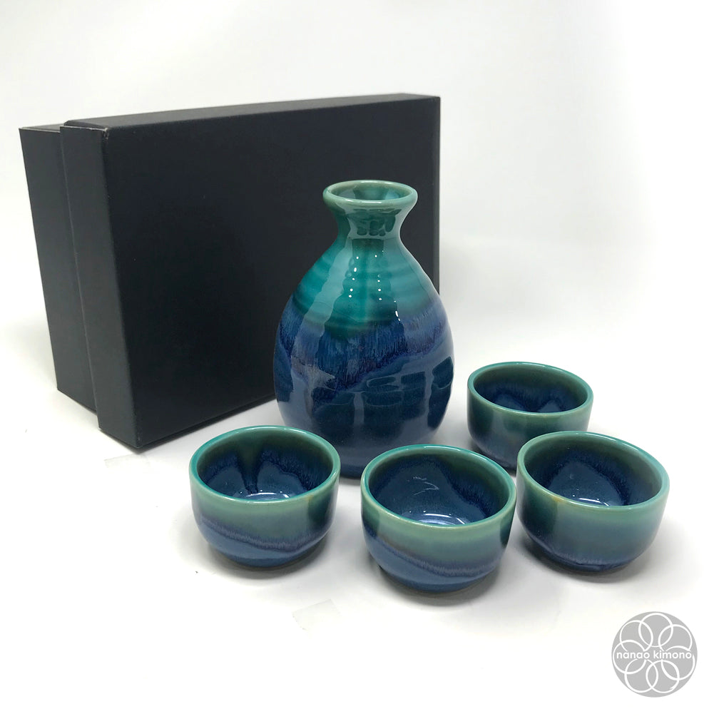 Sake Set - Namako Glass