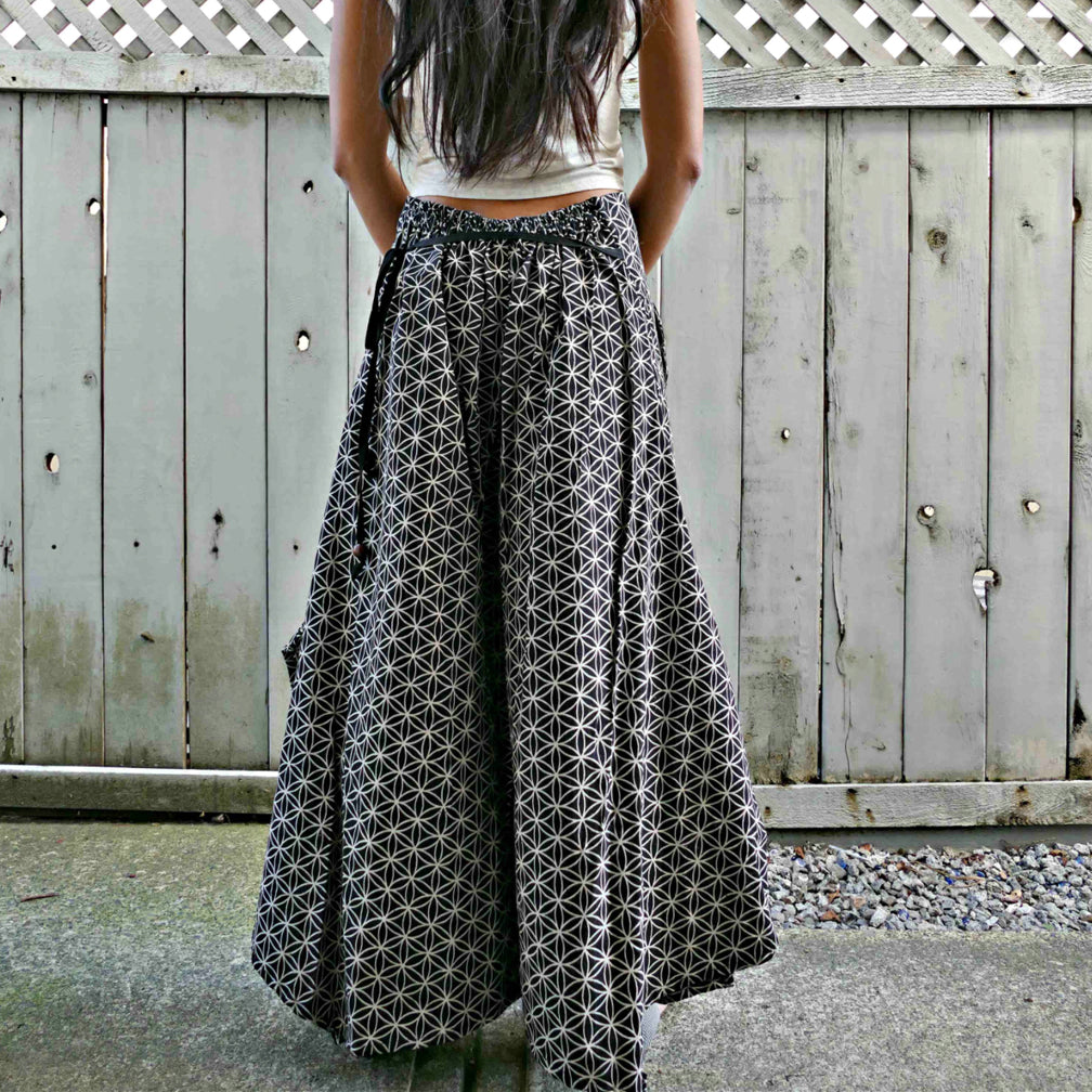 Wide Leg Pants - Flower of Life