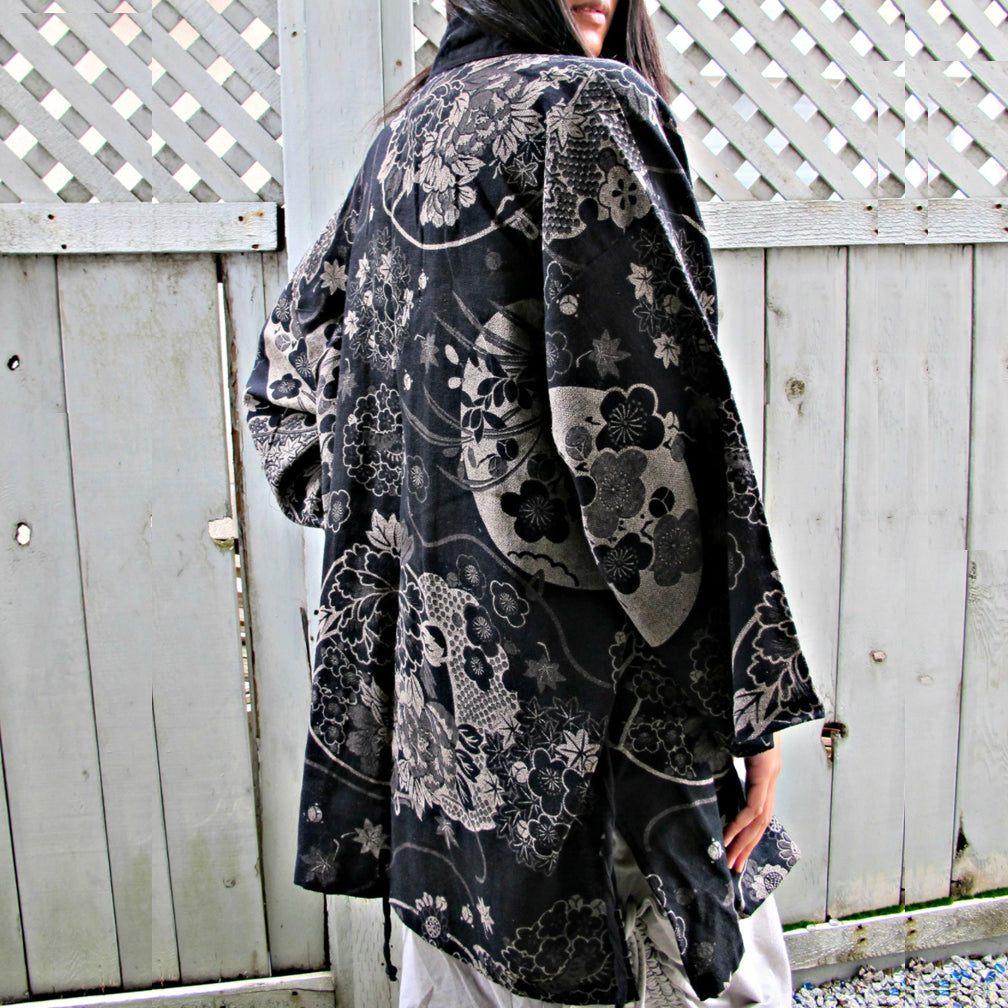 Noragi Kimono - Lotus Flower